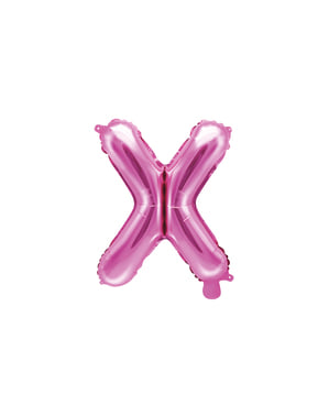 Folija balon slovo X tamno roza