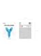 Letter Y Foil Balloon in Blue (35cm)
