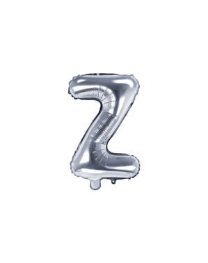 Písmeno Z fólie Balloon v Silver (35 cm)