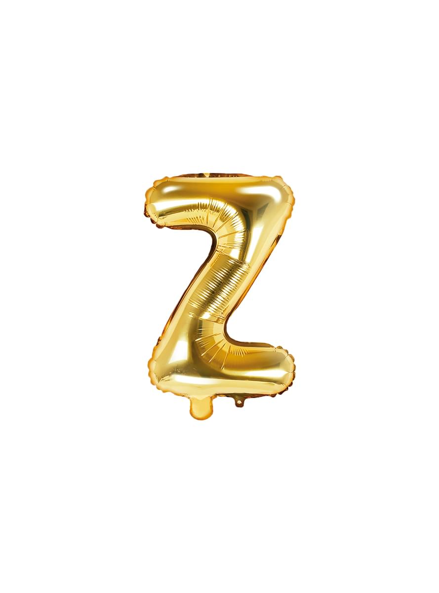 Folija balon slovo Z zlatna