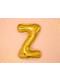 Balon folie litera Z auriu (35 cm)