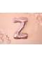 Palloncino di foil lettera Z color oro rosa (35 cm)