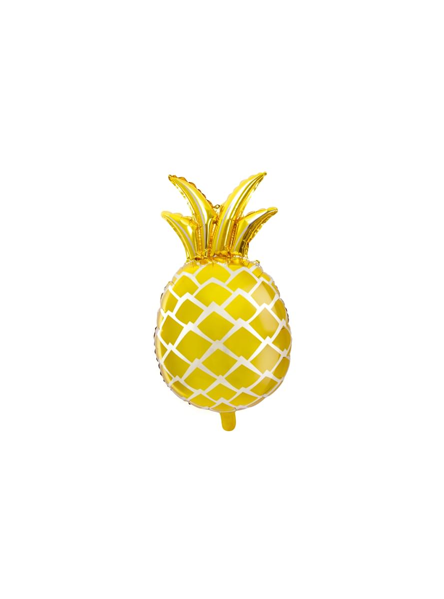 Ballon aluminium ananas doré - Aloha Turquoise