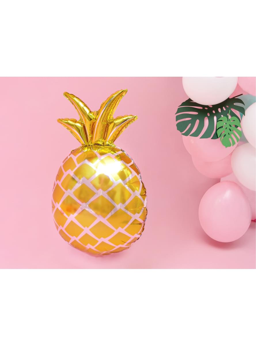 Globo de foil piña dorada - Aloha Turquoise