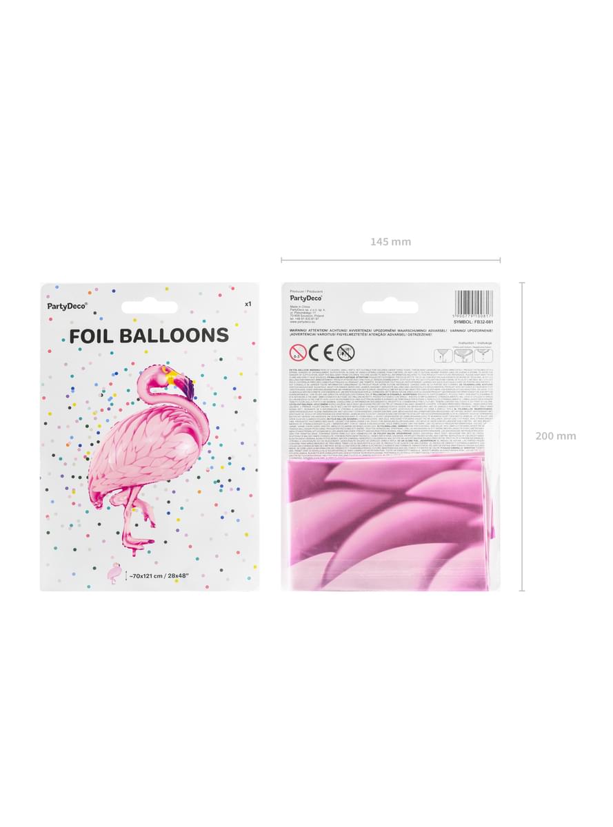 Globo de foil flamenco rosa - Aloha Turquoise