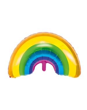 Foil balloon of a multicolour rainbow