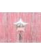 Foil balloon in the shape of a star in iridescent colours