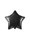 Foil balloon in the shape of a star in black