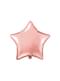 Foil balloon in the shape of a star in rose gold