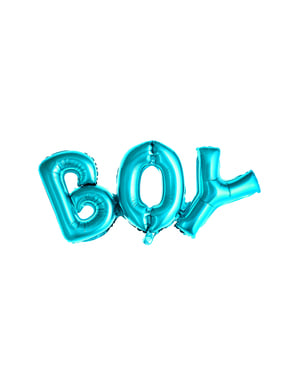"BOY" नीले रंग में पन्नी गुब्बारा