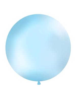 Balon raksasa berwarna biru langit pastel