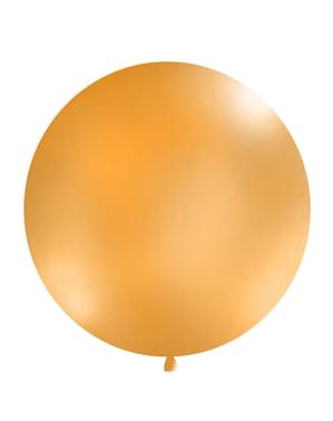Balon raksasa berwarna oranye pastel