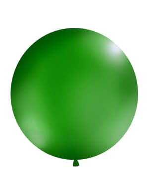 Gigantisk ballong i mørke pastell grønn