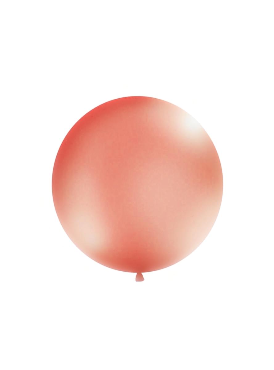 Ballon géant rose gold pastel