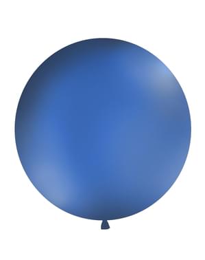 Gigantische ballon in pastel marineblauw