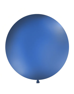 Gigantisk ballong i pastell marinblått