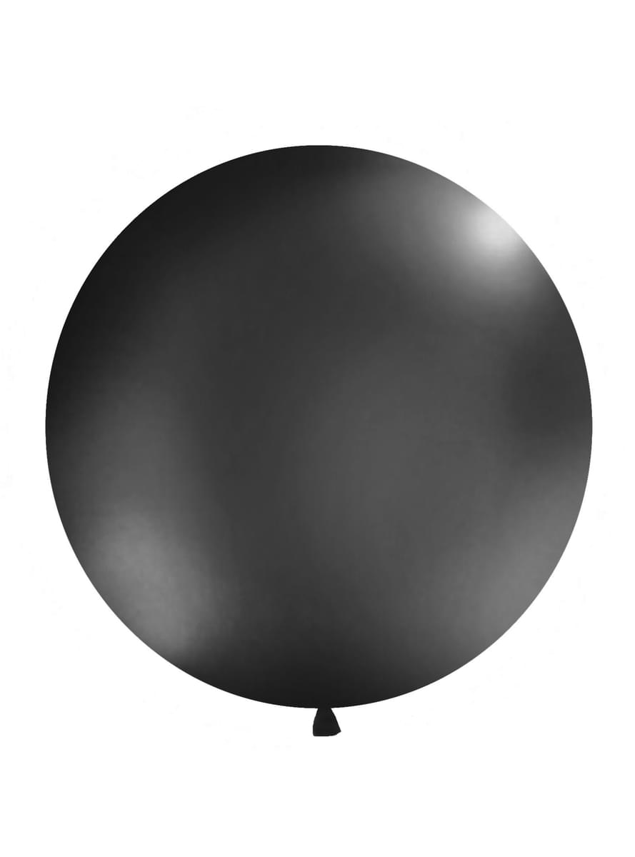 Gigantska crna pastel balon