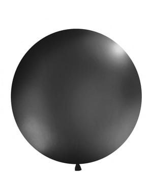 Гигантский воздушный шар в пастельных черных тонах