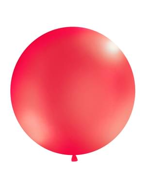 Metalik kırmızı dev balon
