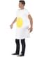 Fried egg costume for a man