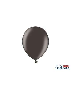Metalik siyah 50 ekstra güçlü balon (23 cm)