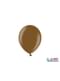 50 ballons extra résistants marron métallisé (23 cm)