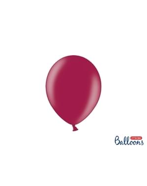 Metalik Bordoda 100 Güçlü Balon, 23 cm