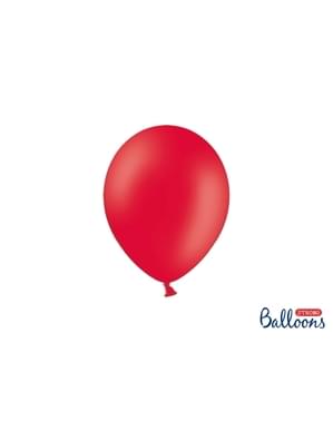 पेस्टल कोरल में 100 अतिरिक्त मजबूत गुब्बारे (23 सेमी)