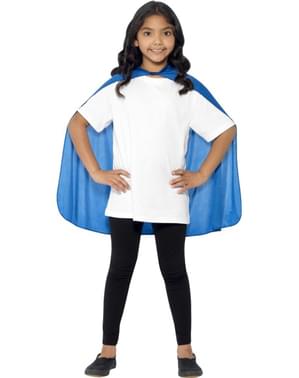 Umhang blau für Kinder