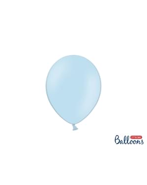 Pastel Mavisinde 100 Güçlü Balon, 23 cm