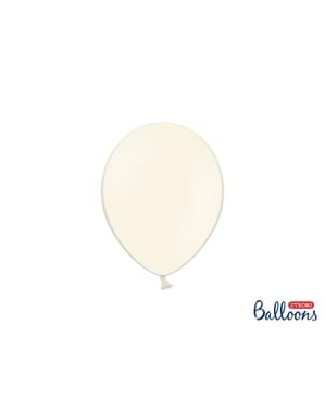 100 Balon Kuat di Pastel Beige, 23 cm