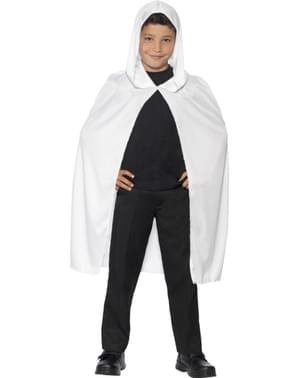 Long white cape for a child