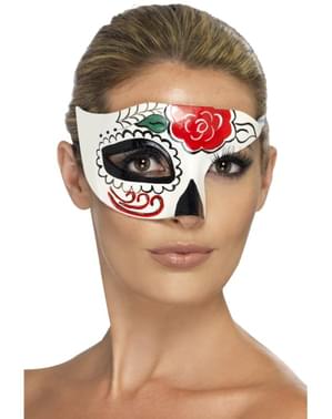 Дамска маска на скелета Катрина за Деня на мъртвите