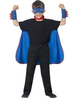 Kit costume supereroe bambini