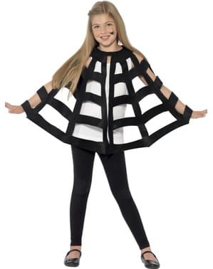 Capa de aranha para menina
