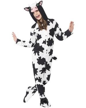 Tüdrukute lõbus lehma kostüüm