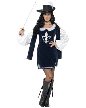 Disfraz mosquetera valiente para mujer