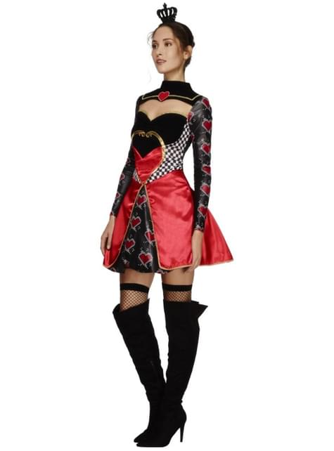 Women's Dark Queen of Hearts Costume