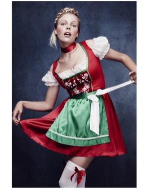 Kostum Bavarian Natal untuk Wanita