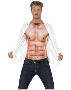 Мъжка тениска с мускули