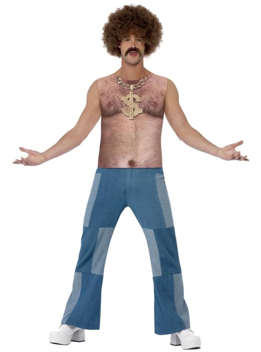 T-Shirt with hairy chest for men