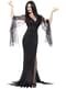Disfraz de Morticia aterradora para mujer