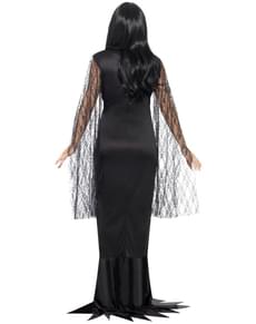 Womens Terrifying Morticia Costume