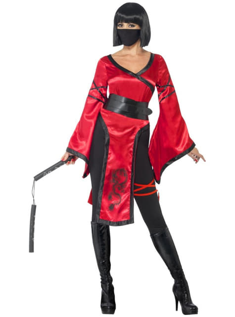 Ninja Kostüm für Damen sinnlich