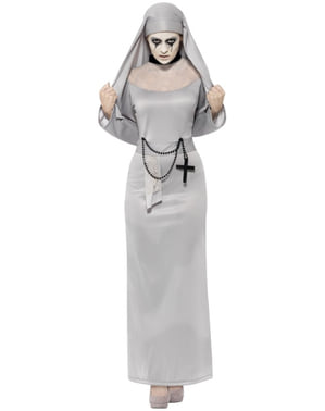 Женский сексуальный готический костюм монахини