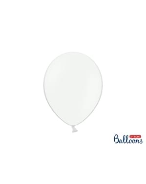 10 balon ekstra kuat berwarna putih (27cm)