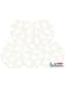 6 balões transparentes com nuvens brancas (30 cm)
