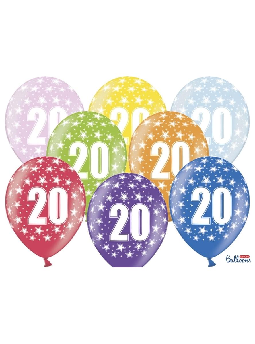 6 glóbulur úr latex 