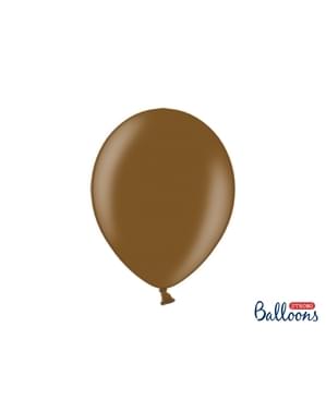 Metalik kahverengi 100 ekstra güçlü balon (30 cm)