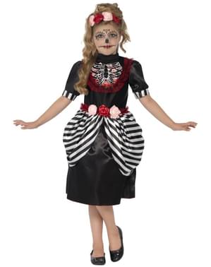 Disfraz de Catrina mexicana para niña